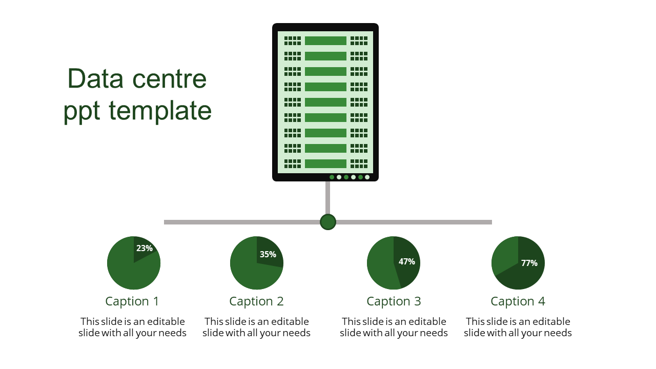 data center ppt template-data center ppt template-4-green